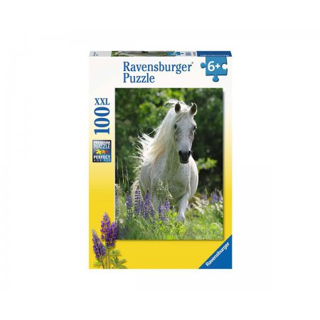 Пъзел Ravensburger 100 ел. XXL - Бял кон