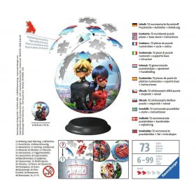 3D пъзел топка Ravensburger 72 ел. - Чудотворецът