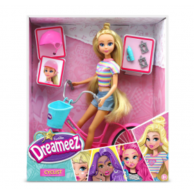 Кукла с колело и каска Dreameez 81023