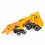Jin jia toys - Автовоз с багер и самосвал 666-68F