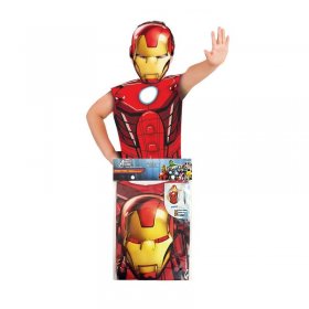 Детски карнавален костюм Rubies Тениска с маска Iron Man Железният човек 620971