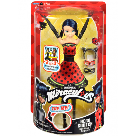 Miraculous - Калинката и Котарака Кукла Калинка с Геройско Преобразяване 50414