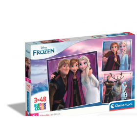 Clementoni - Пъзел Frozen 25306 3х48ч.