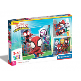Clementoni - Пъзел Spidey and His Amazing Friends 25294 3х48ч.