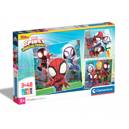 Clementoni - Пъзел Spidey and His Amazing Friends 25294 3х48ч.